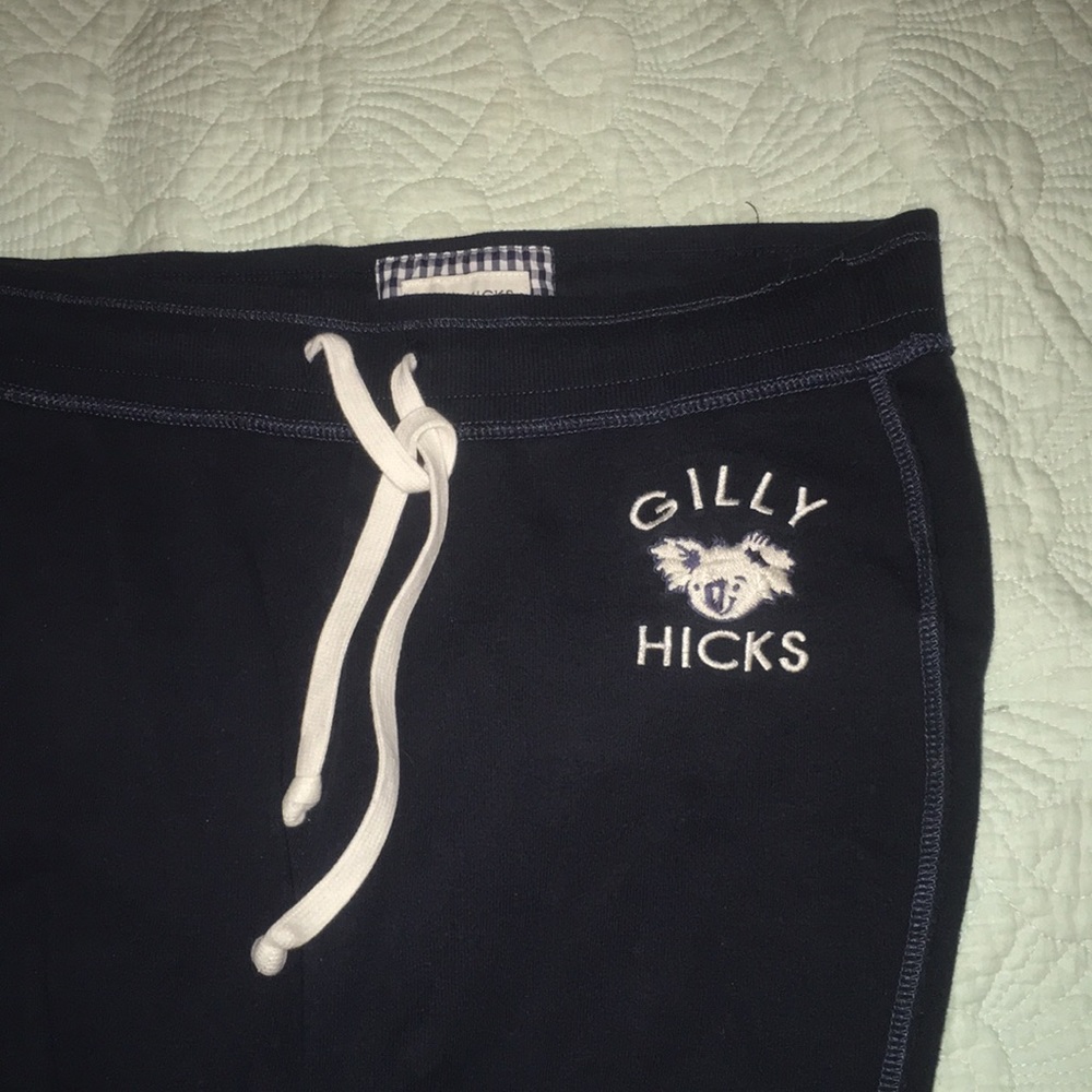 Navy blue hilly hicks sweatpants
